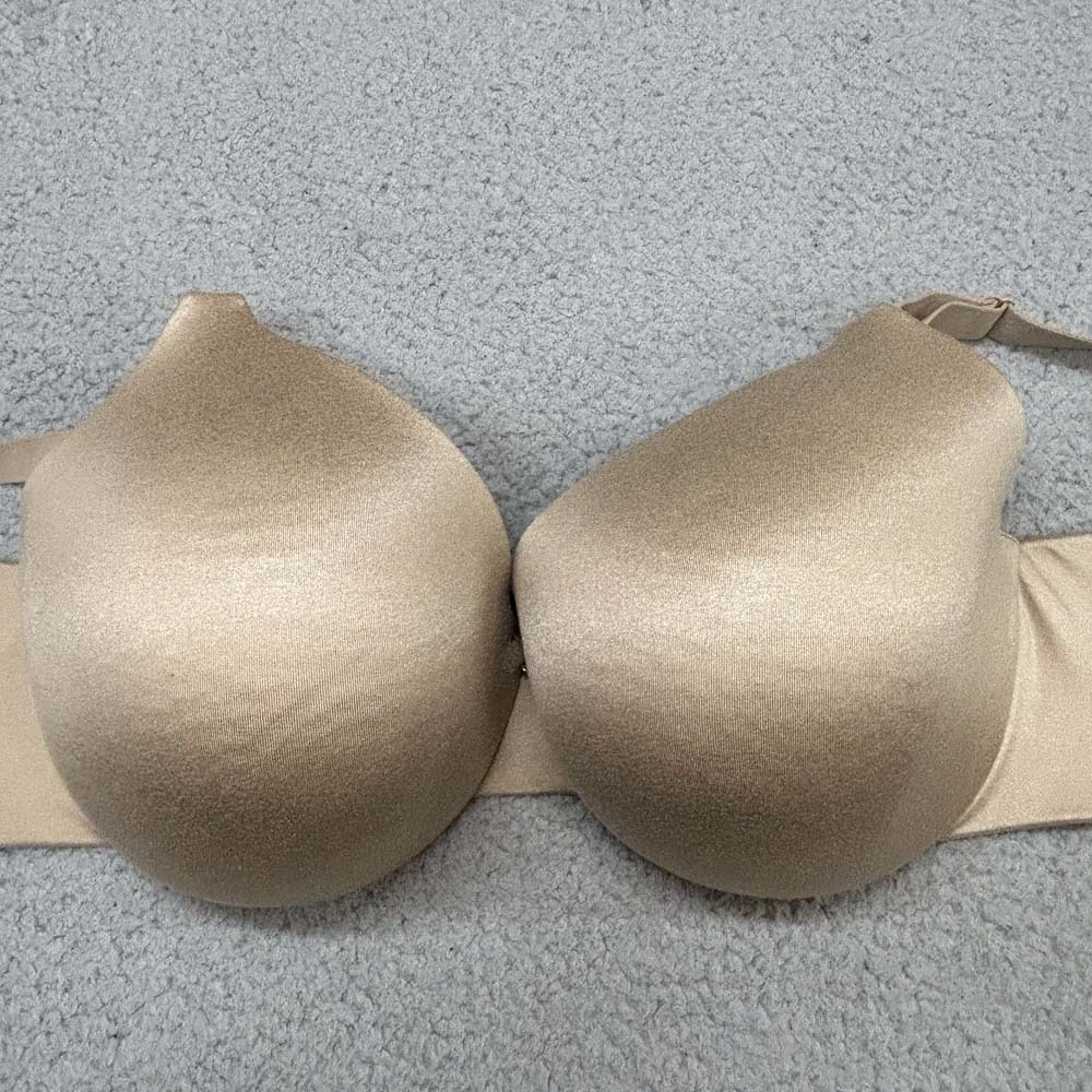 Cacique Bra 46C T-Shirt Bra Back Smoother Lightly Lined Full Coverage Lane Bryan
